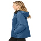 Storm Fleece-Lined Raincoat with Zip-Off Hood image number 2