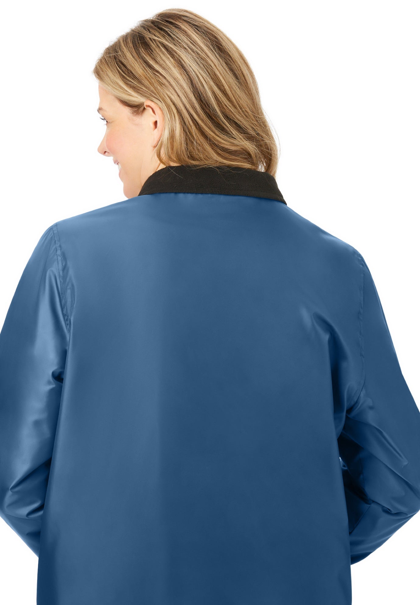 Storm Fleece-Lined Raincoat with Zip-Off Hood image number 3