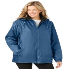 Storm Fleece-Lined Raincoat with Zip-Off Hood image number 0