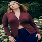 Two Way Zipper Sweater image number null