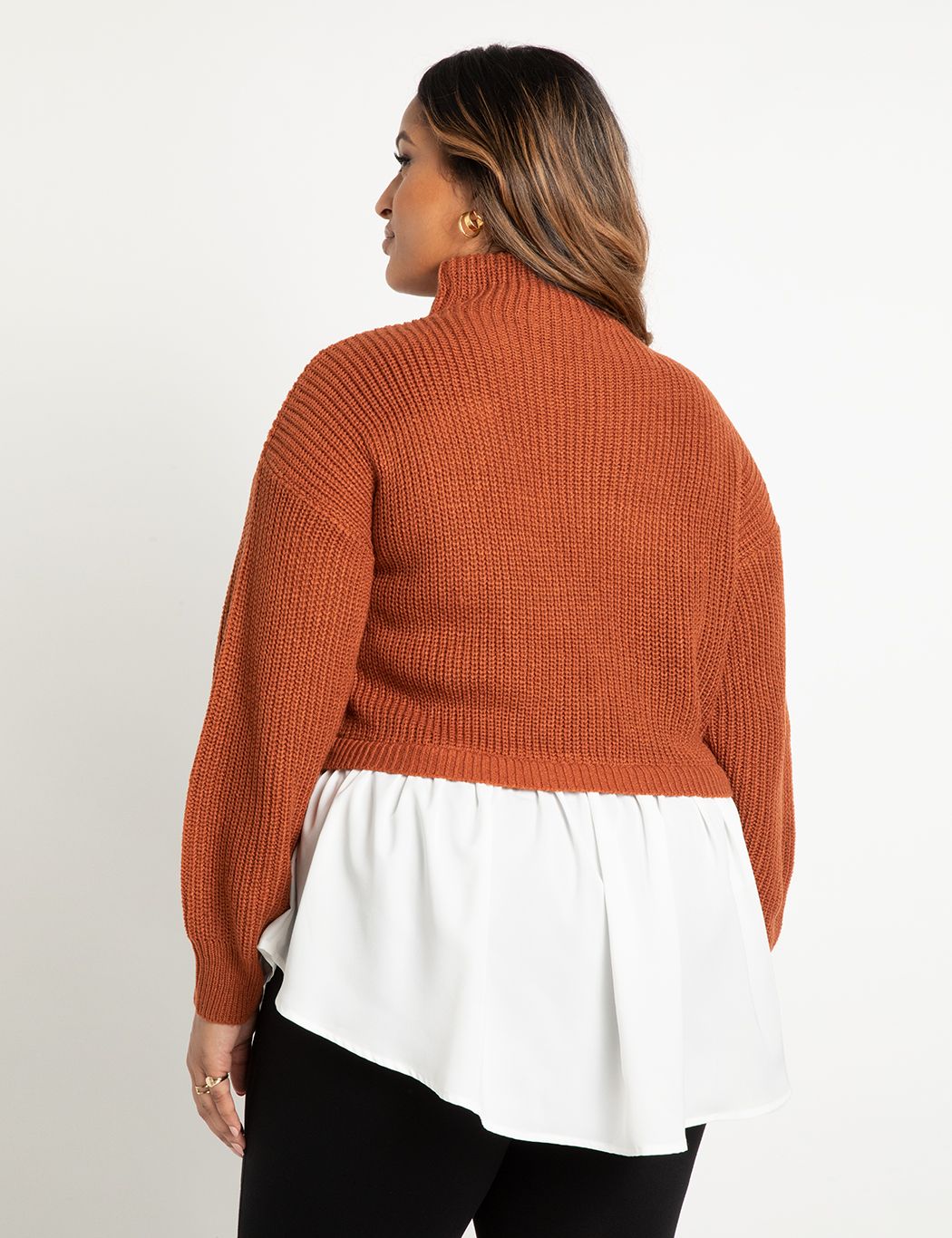 Twofer Skirted Sweater image number 1
