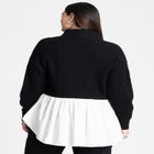 Twofer Skirted Sweater image number null