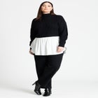 Twofer Skirted Sweater image number null