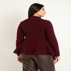 Peplum Sweater image number null