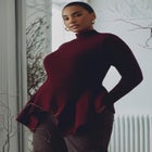 Peplum Sweater image number null