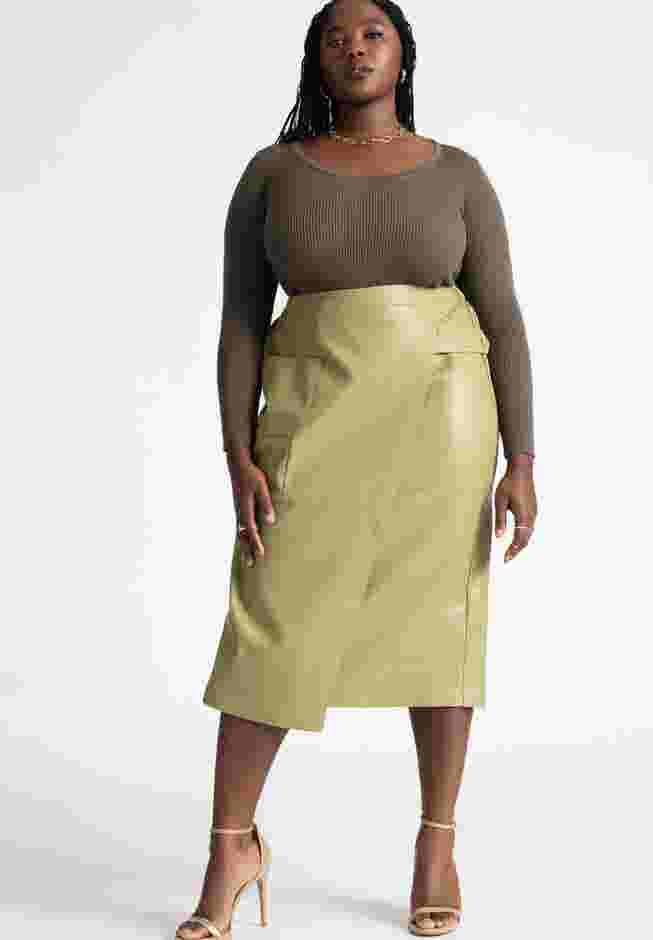 Scoop Neck Knitted Long Sleeve image number 3
