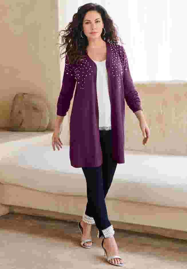 Embellished Cardigan image number 4