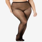 Embroidered Tights by Comfort Choice image number null