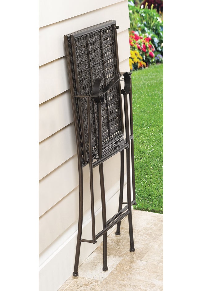 400 lbs. Weight Capacity Folding Chair with Cushion image number 3