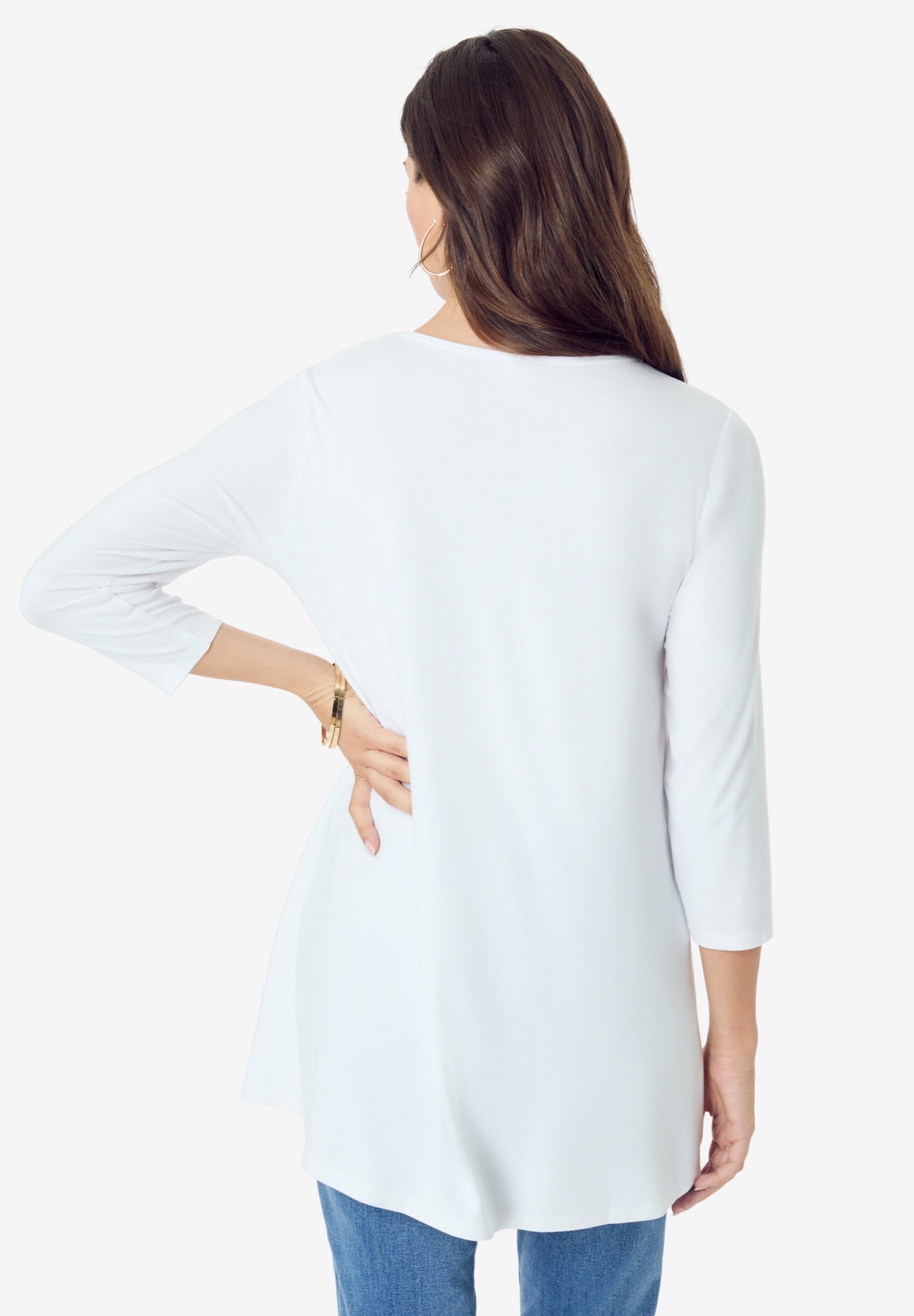 Criss Cross Ultra Drape Swing Tunic image number 1