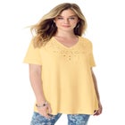 Eyelet Swing Tee image number null