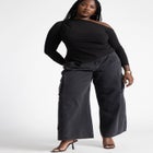 Wide Leg Cargo Jean image number null