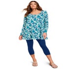 Ultimate Long Sleeve Crewneck Swing Tunic image number null