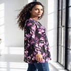 Ultimate Long Sleeve Crewneck Swing Tunic image number 2