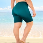 High-Waist Full-Coverage Swim Bike Short image number null