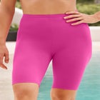 High-Waist Full-Coverage Swim Bike Short image number null