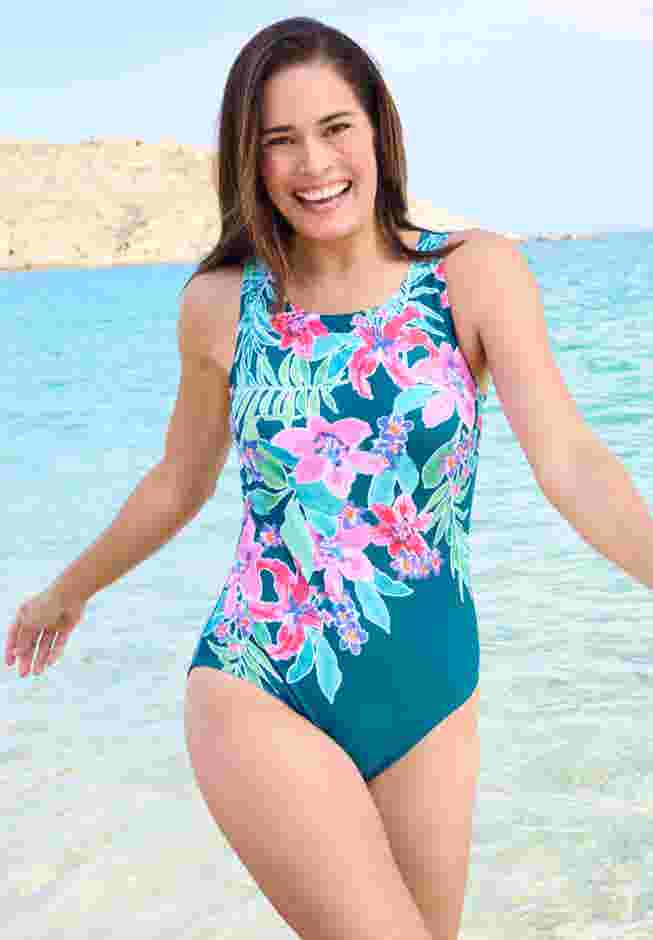 High-Neck One Piece image number 0