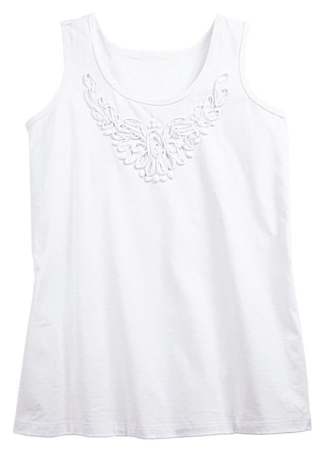 Beaded Tank Top image number 3