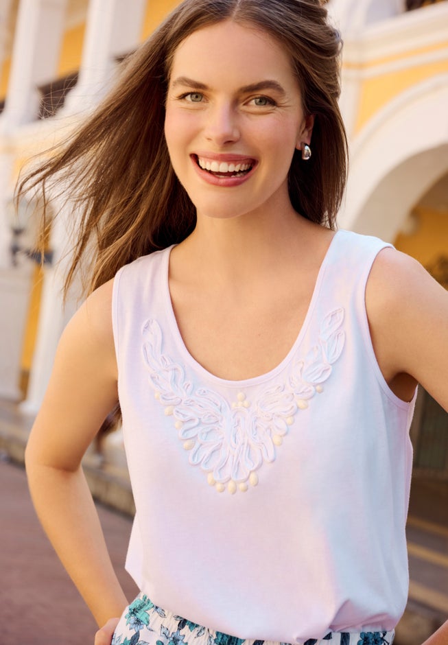 Beaded Tank Top image number 5