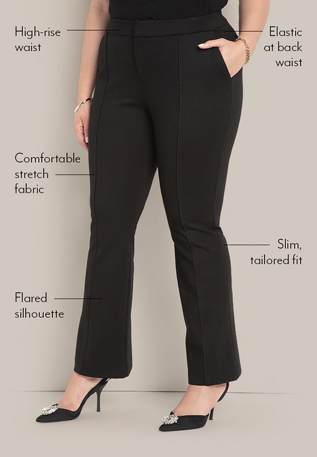 The Ultimate Stretch Flare-Leg Work Pant image number 3