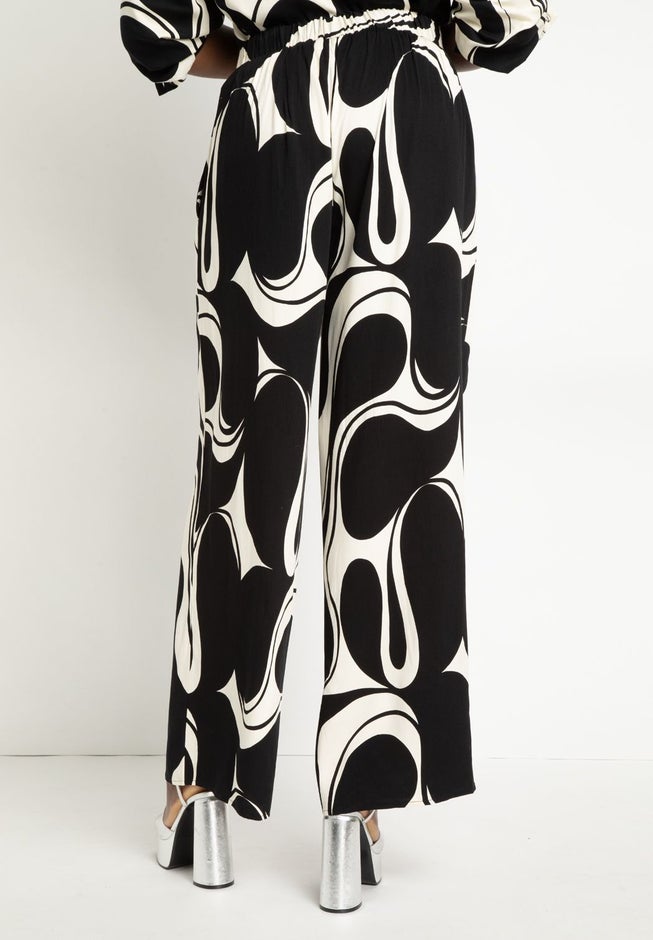 Printed Wide Leg Pant image number 2
