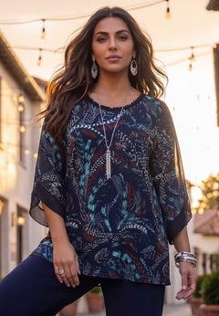 Dream Drape Flutter Sleeve Top
