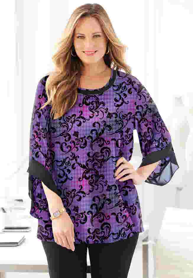 Dream Drape Flutter Sleeve Top image number 0