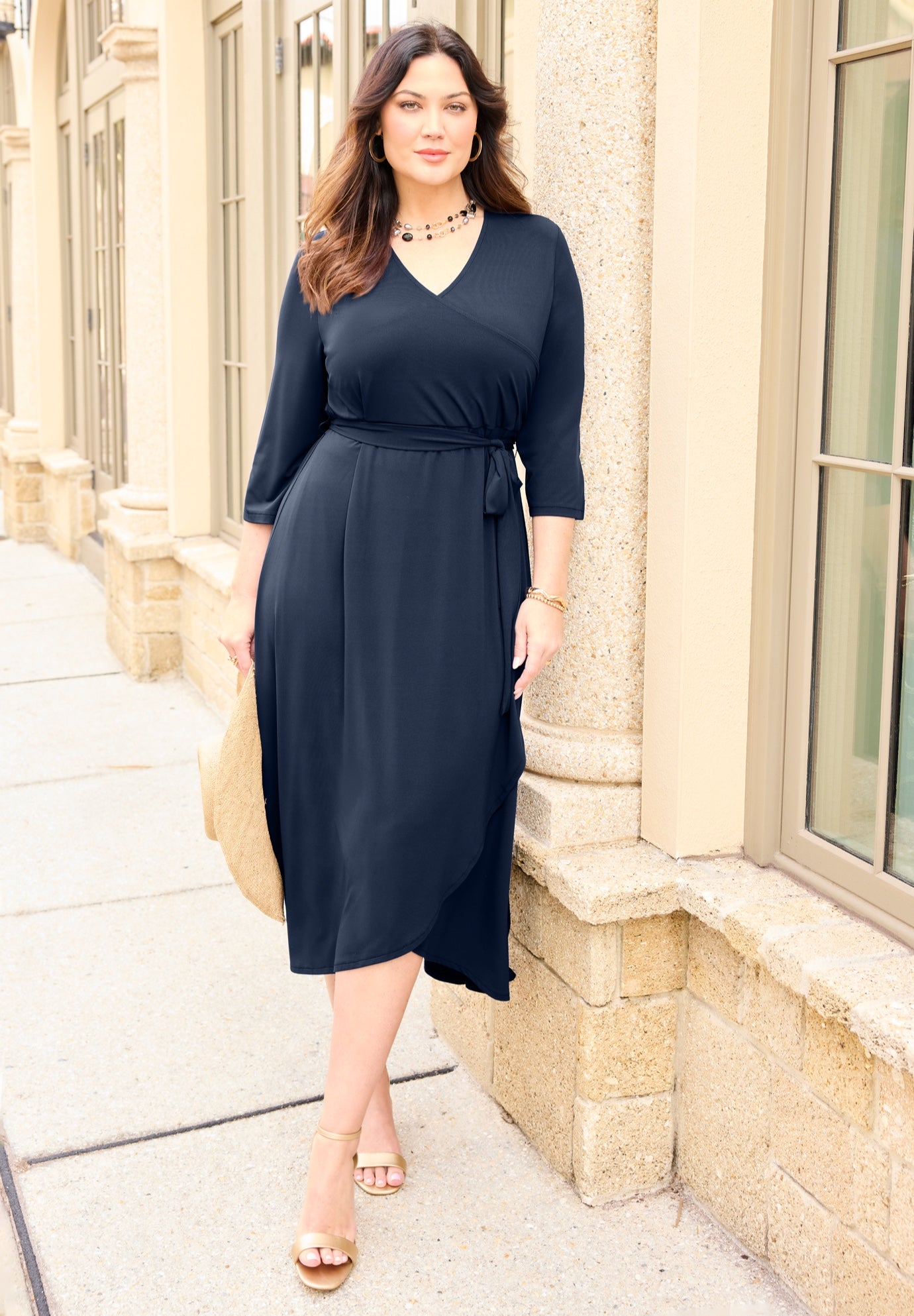 Easy Faux Wrap Dress image number 2