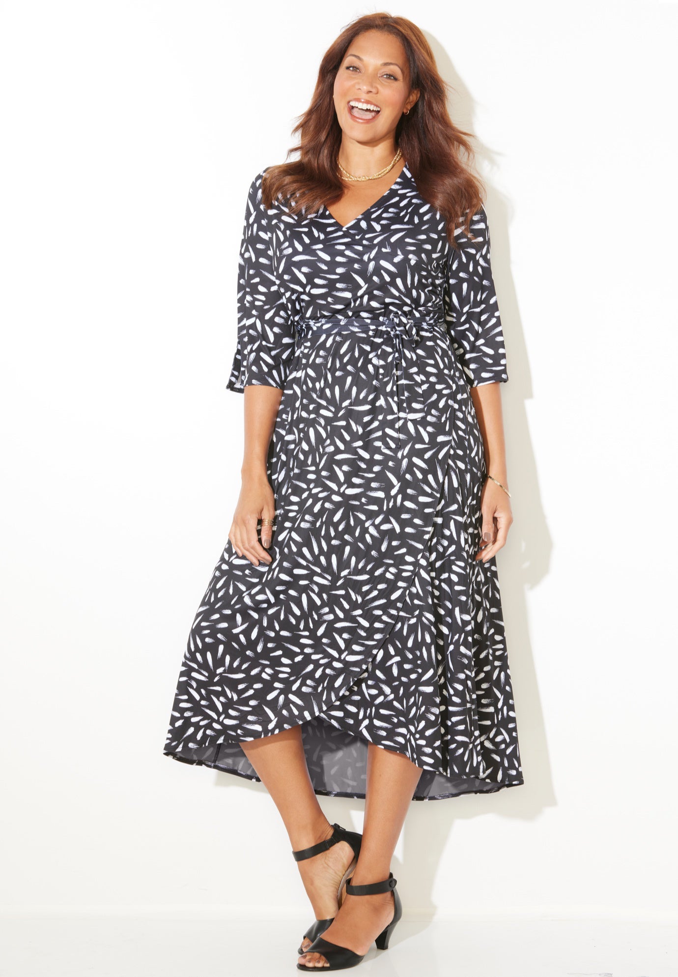 Easy Faux Wrap Dress image number 1