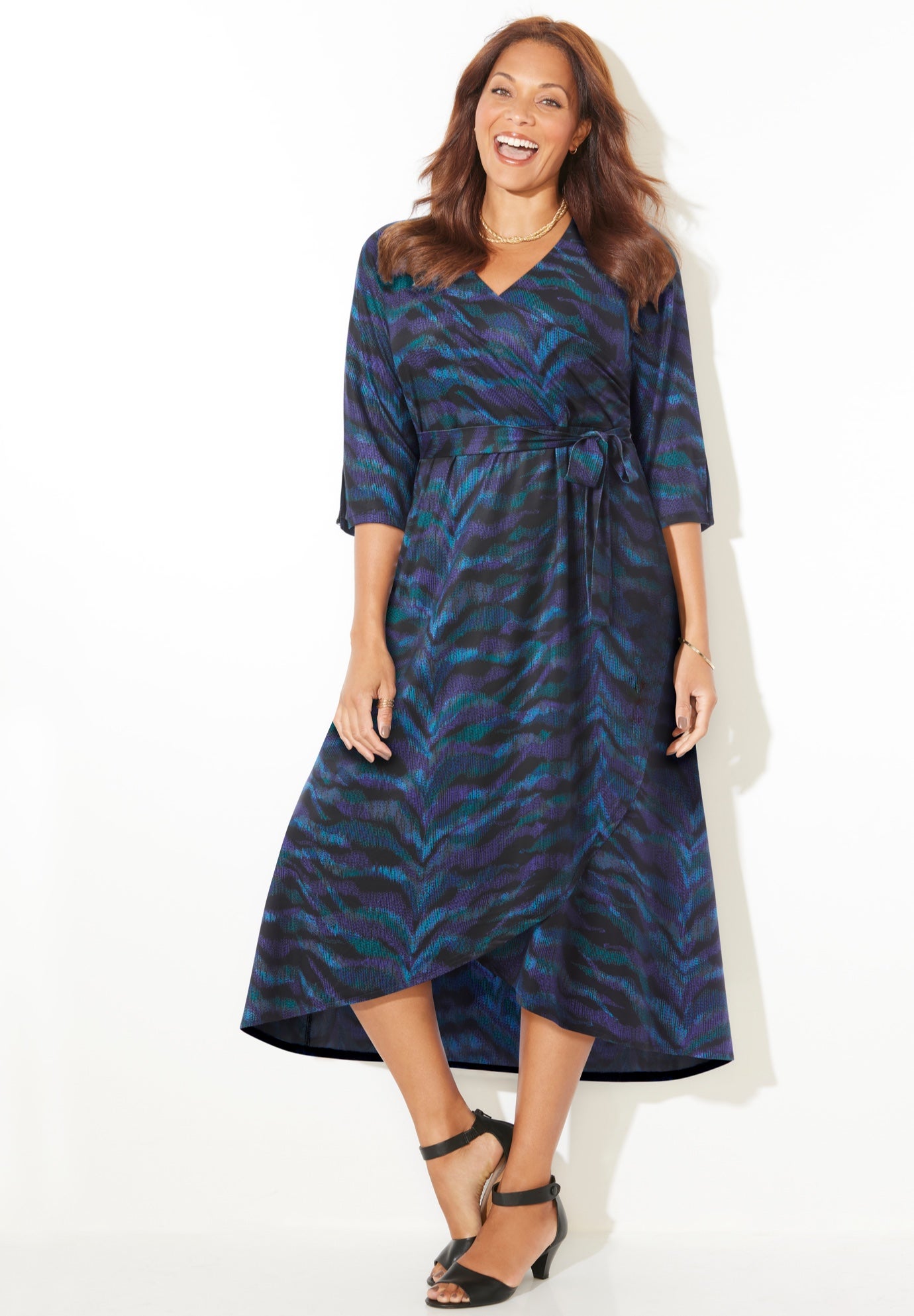 Easy Faux Wrap Dress image number 0