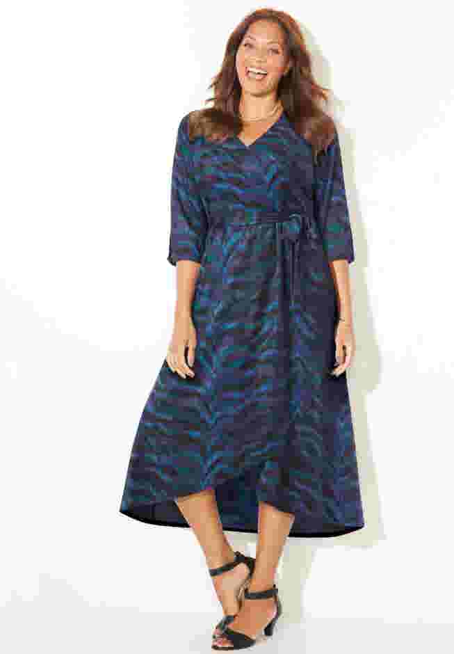 Easy Faux Wrap Dress image number 0