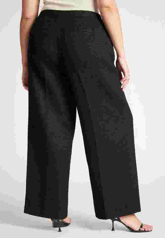 Button Detail Tweed Trouser image number 1