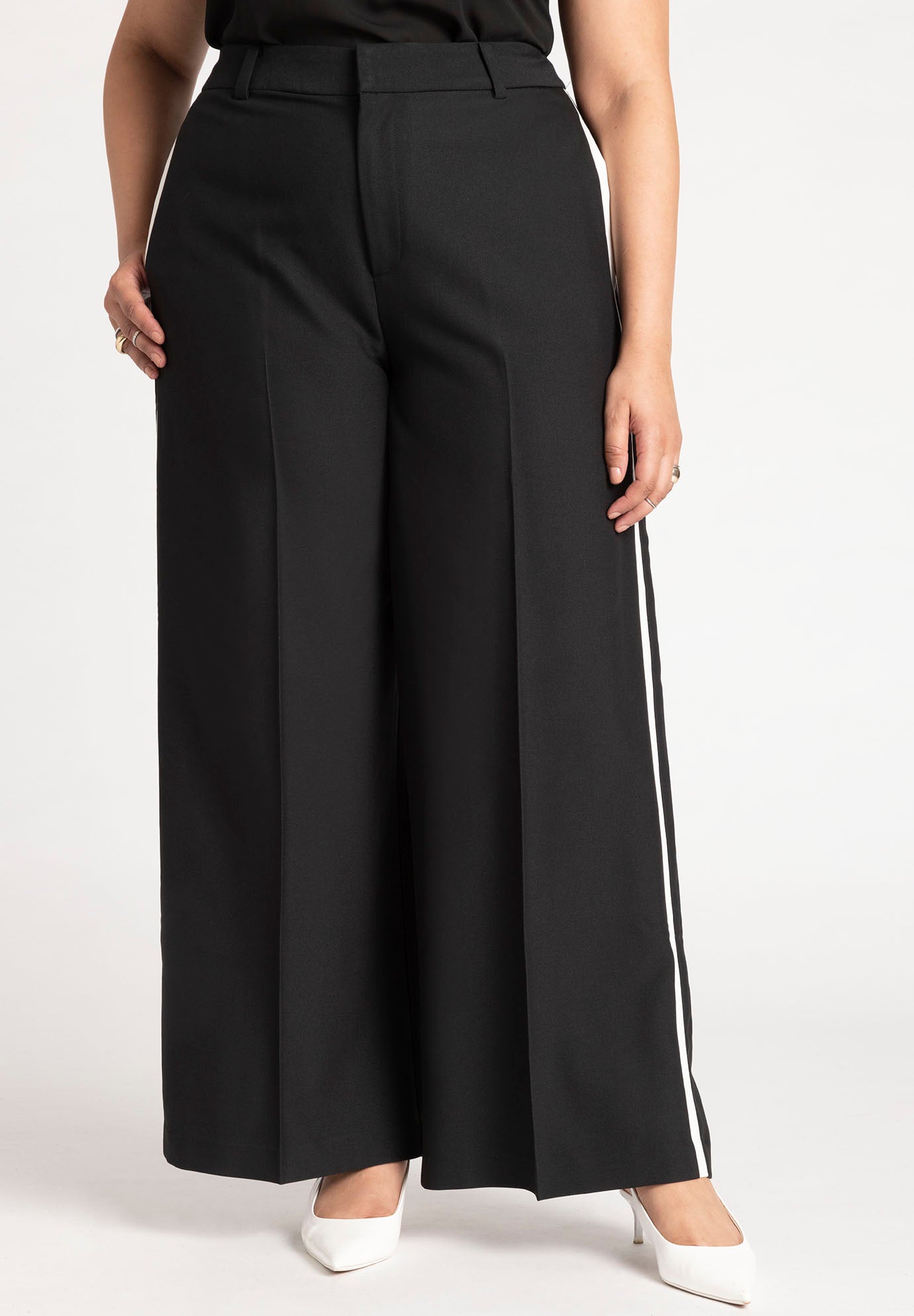 Wide Leg Floor Length Trouser image number 3