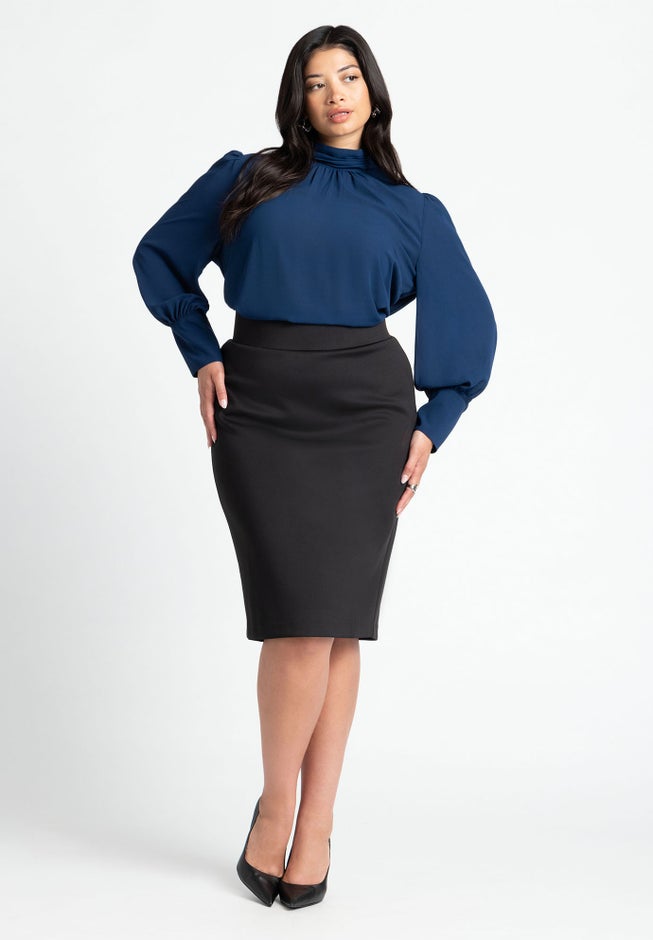 Neoprene Pencil Skirt image number 0