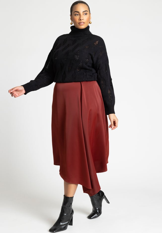 Peaked Drape Skirt image number 1