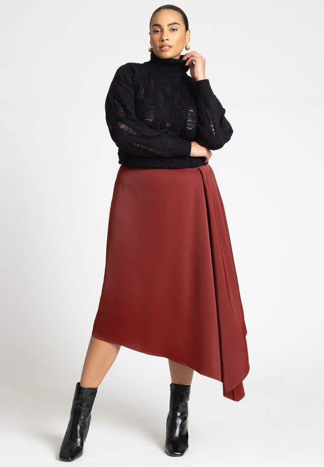 Peaked Drape Skirt image number 0