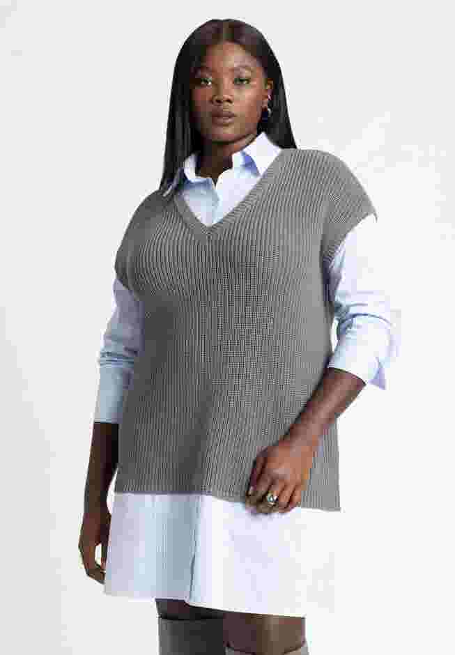 Twofer Shirt Dress image number 3