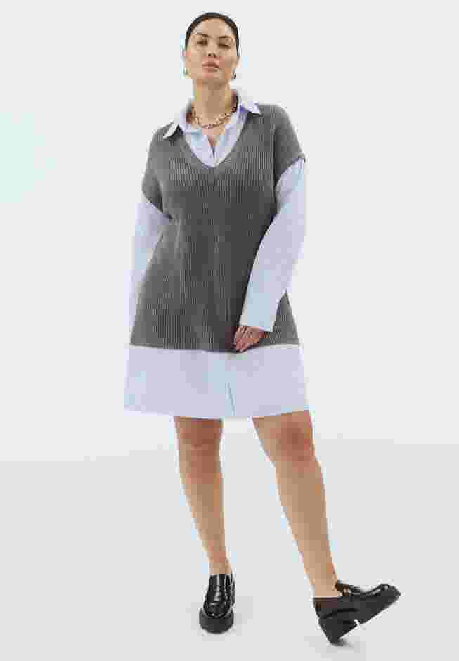 Twofer Shirt Dress image number 0