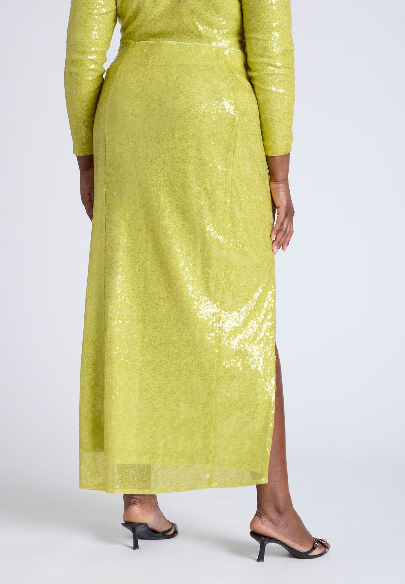 Sequin Column Midi Skirt  image number 2