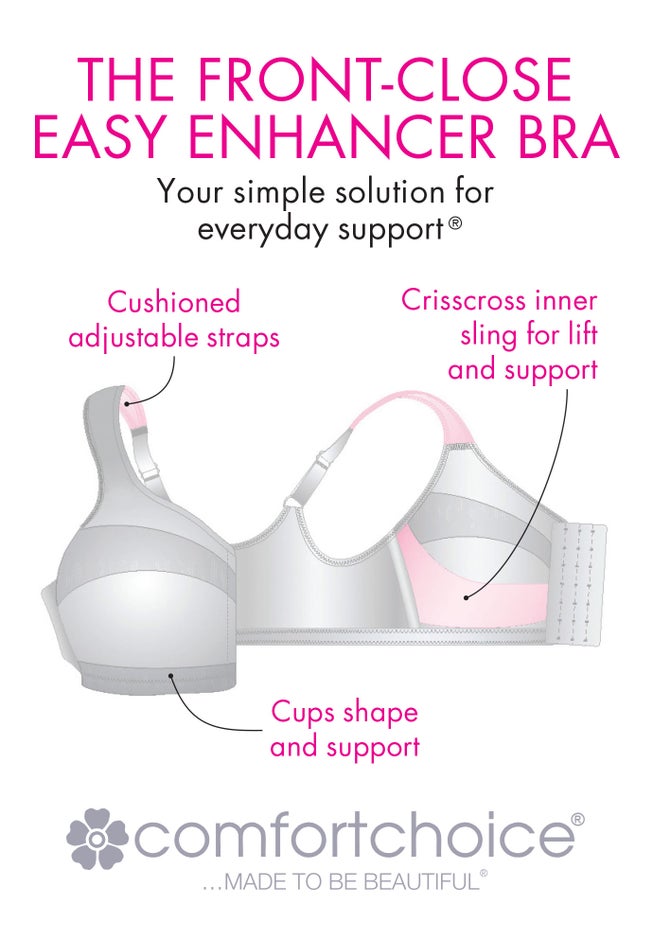 Easy Enhancer® Front-Close Wireless Bra image number 5
