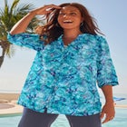 Pintuck Buttonfront Blouse image number null