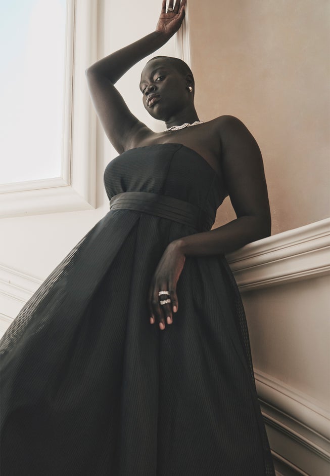 Strapless Crinoline Dress image number null