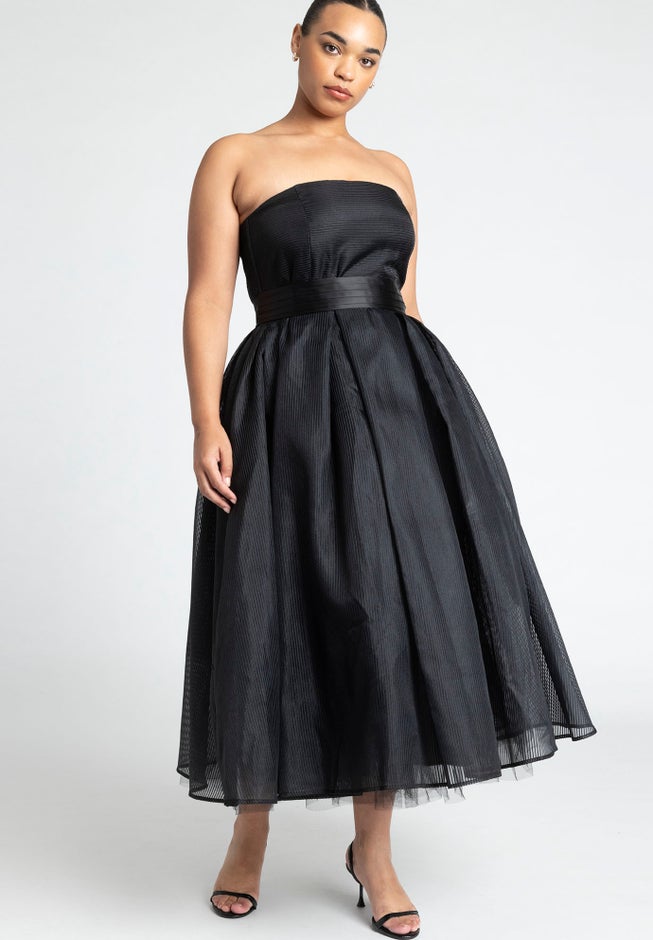Strapless Crinoline Dress image number null