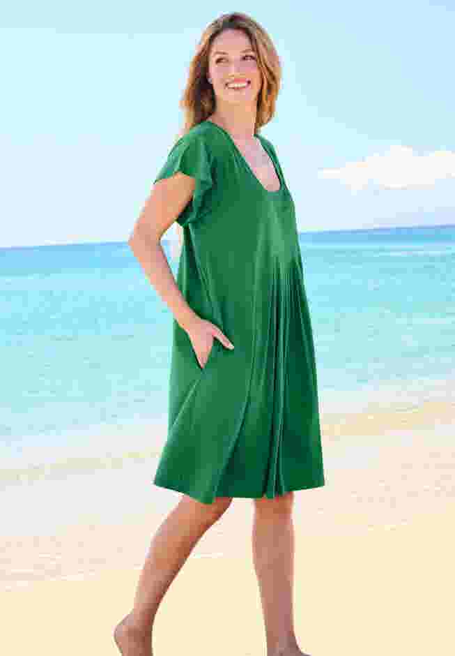 Box-Pleat Cover Up image number 2