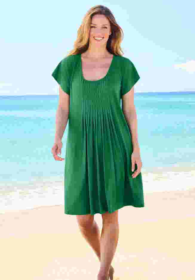 Box-Pleat Cover Up image number 0