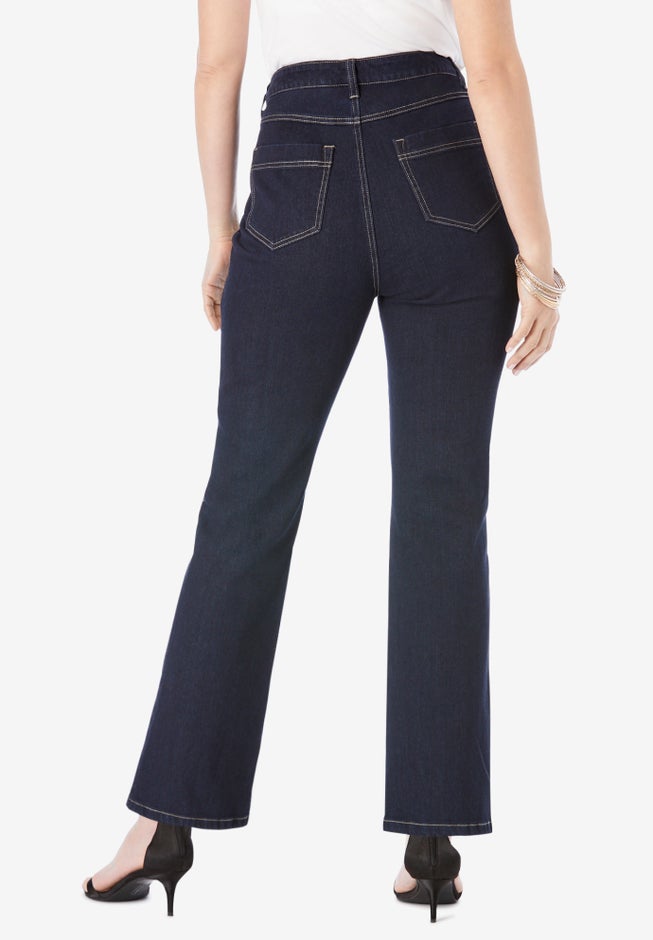 Iconic Embroidered Bootcut Jeans image number null