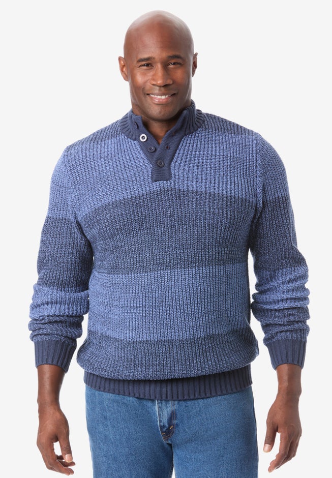 Henley Shaker Sweater image number 4