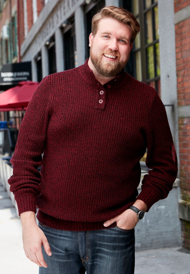 Henley Shaker Sweater image number 5