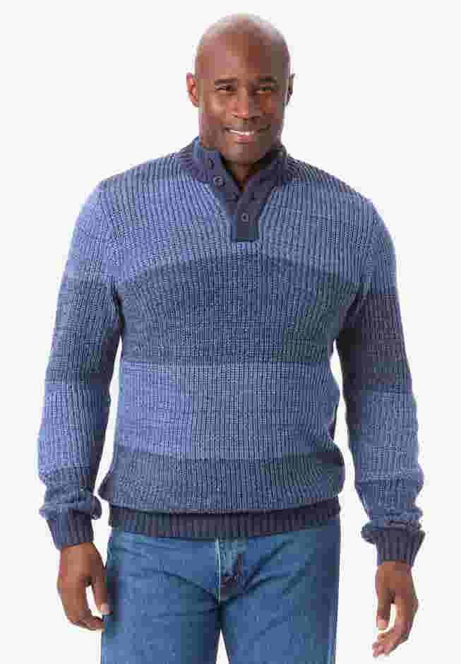 Henley Shaker Sweater image number 0