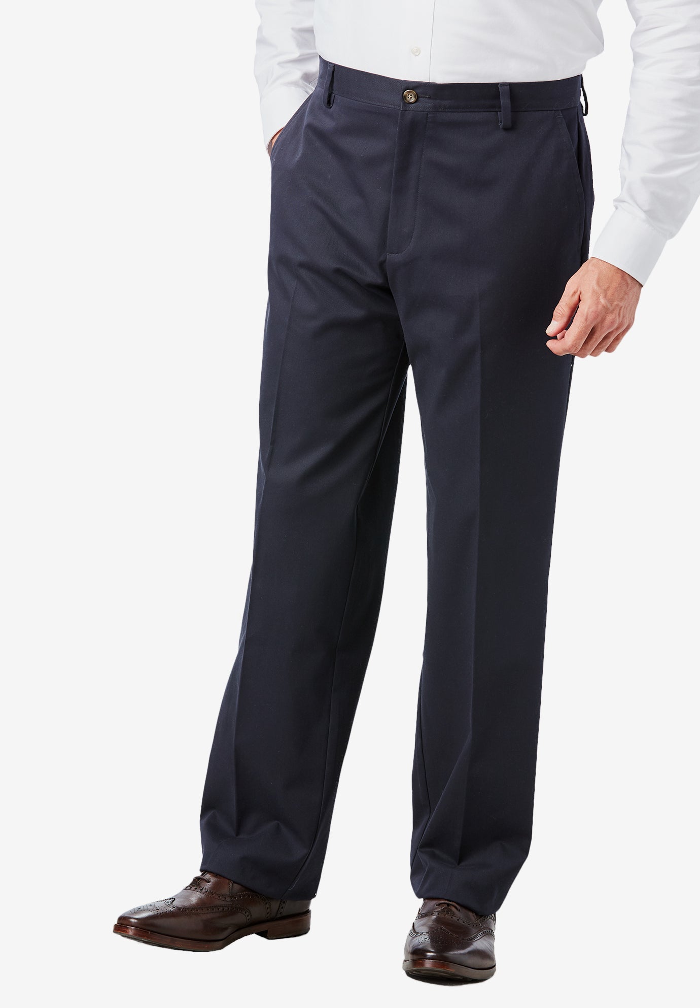Signature Lux Flat Front Pant image number 0